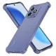 Techsuit - Shockproof Átlátszó Ütésálló Szilikon tok - Honor X8d - Átlátszó fekete