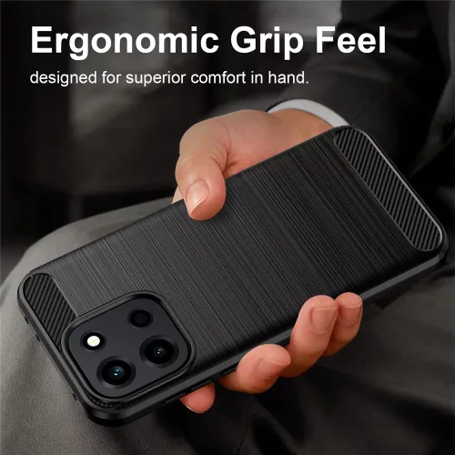 Techsuit - Carbon szilikon tok - OnePlus Nord 6 - Kék