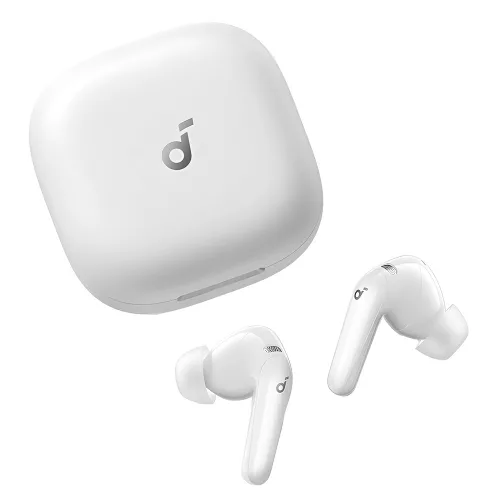 Anker - Wireless Earbuds Soundcore R60i (D1202G21) - In-ear, Bluetooth 6.1, Adaptive ANC, AI Translation, Spatial Audio, IP55 - White