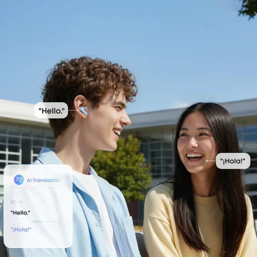 Anker - Wireless Earbuds Soundcore R60i (D1202G21) - In-ear, Bluetooth 6.1, Adaptive ANC, AI Translation, Spatial Audio, IP55 - White