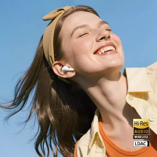 Anker - Wireless Earbuds Soundcore R60i (D1202G21) - In-ear, Bluetooth 6.1, Adaptive ANC, AI Translation, Spatial Audio, IP55 - White
