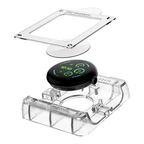 Spigen - (2 pack) Elite Shield EZ Fit (AFL08524) - Google Pixel Watch 5 / Watch 4  / Watch 3 41mm - Clear