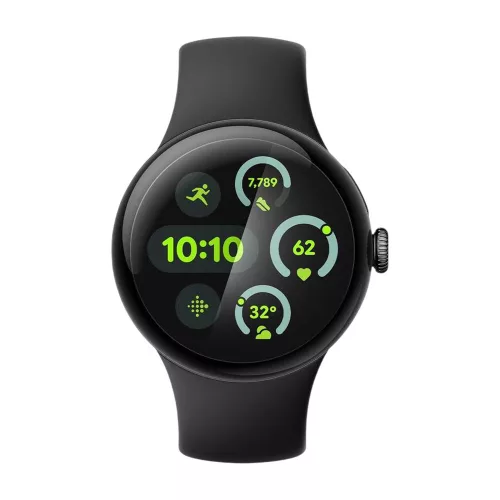 Spigen - (2 pack) Elite Shield EZ Fit (AFL08525) - Google Pixel Watch 5 / Watch 4 / Watch 3 45mm - Clear
