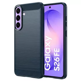   Techsuit - Carbon szilikon tok - Samsung Galaxy S26 FE / S25 FE - Kék
