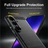 Techsuit - Carbon szilikon tok - Samsung Galaxy S26 FE / S25 FE - Kék