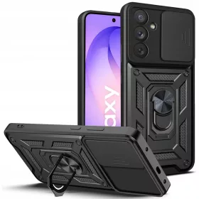   Techsuit - CamShield ütésálló tok - Samsung Galaxy S26 FE / S25 FE - Fekete