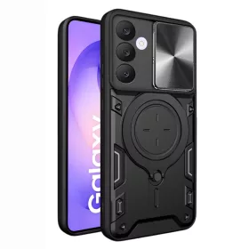   Techsuit - CamGuard Pro ütésálló tok - Samsung Galaxy S26 FE / S25 FE - Fekete