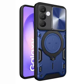   Techsuit - CamGuard Pro ütésálló tok - Samsung Galaxy S26 FE / S25 FE - Kék