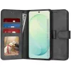 Techsuit - Diary Book kinyitható tok - Samsung Galaxy S26 FE / S25 FE - Fekete
