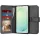 Techsuit - Diary Book kinyitható tok - Samsung Galaxy S26 FE / S25 FE - Fekete