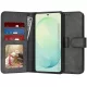 Techsuit - Diary Book kinyitható tok - Samsung Galaxy S26 FE / S25 FE - Fekete