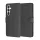 Techsuit - Leather Folio - Samsung Galaxy S26 FE / S25 FE - Black