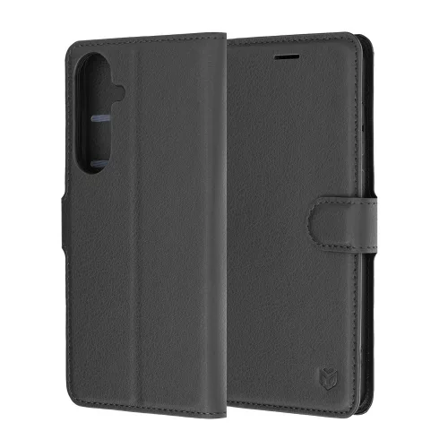 Techsuit - Leather Folio - Samsung Galaxy S26 FE / S25 FE - Black