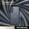 Techsuit - PureFrost MagSafe Ütésálló tok - Samsung Galaxy S26 FE - Matt fekete