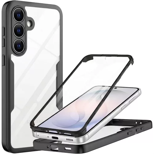 Techsuit - ColorVerse 360 Series + Screen Protector - Samsung Galaxy S26 FE - Black