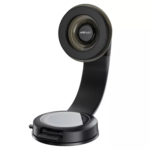 Acefast - Autós tartó (D69) - Mágneses Tapadókorong, Tapadókorong 360°, Univerzális - Black