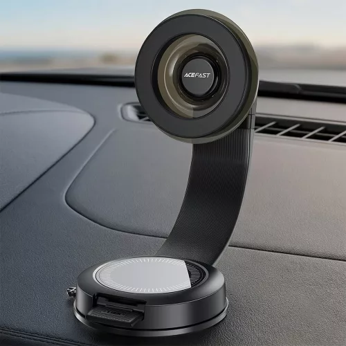 Acefast - Autós tartó (D69) - Mágneses Tapadókorong, Tapadókorong 360°, Univerzális - Black