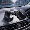 Acefast - Autós tartó vezeték nélküli töltéssel (D67) - Fast Qi2, 25W, MAG-Charge támogatás, Beépített hűtés, Műszerfalra - Black