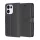 Techsuit - Leather Folio - Oppo Reno16 / Reno16 Pro - Black
