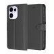 Techsuit - Leather Folio - Oppo Reno16 / Reno16 Pro - Black