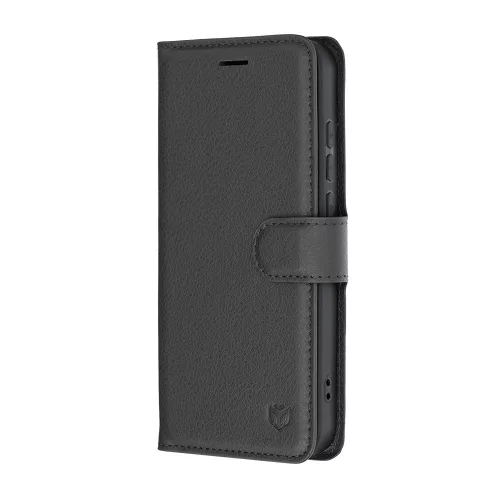 Techsuit - Leather Folio - Oppo Reno16 / Reno16 Pro - Black
