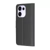 Techsuit - Leather Folio - Oppo Reno16 / Reno16 Pro - Black