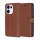 Techsuit - Leather Folio - Oppo Reno16 / Reno16 Pro - Brown