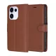 Techsuit - Leather Folio - Oppo Reno16 / Reno16 Pro - Brown