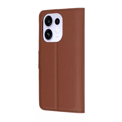 Techsuit - Leather Folio - Oppo Reno16 / Reno16 Pro - Brown