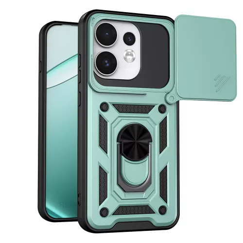Techsuit - CamShield ütésálló tok - Oppo Reno16 / Reno16 Pro - Zöld