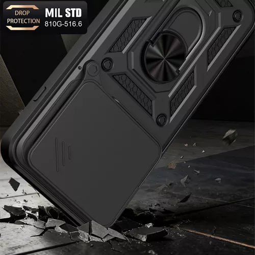 Techsuit - CamShield ütésálló tok - Oppo Reno16 / Reno16 Pro - Zöld