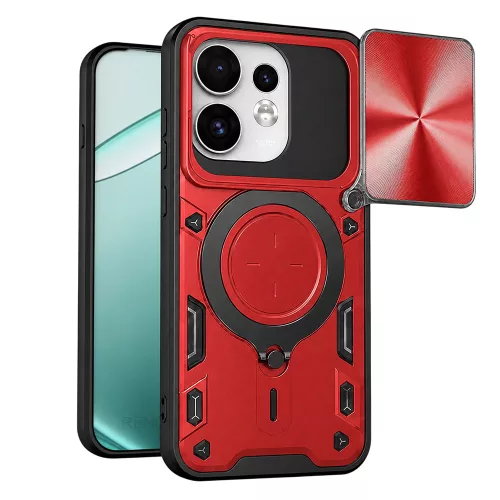 Techsuit - CamGuard Pro - Oppo Reno16 / Reno16 Pro - Red