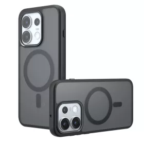   Techsuit - PureFrost MagSafe Ütésálló tok - Oppo Reno16 - Matt fekete