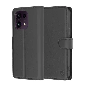 Techsuit - Leather Folio - Oppo Reno16 F / Reno16 FS - Black