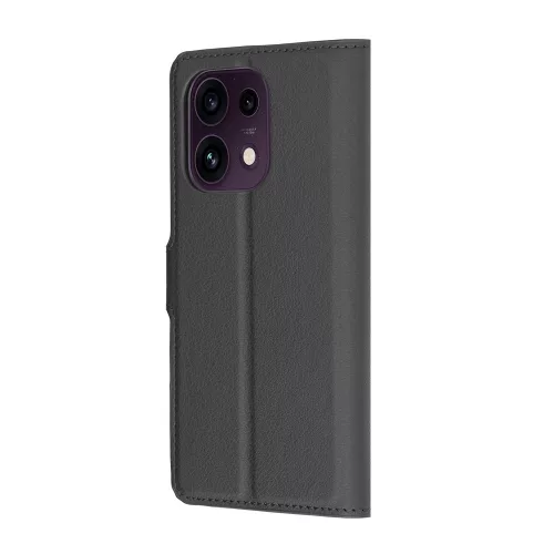 Techsuit - Leather Folio - Oppo Reno16 F / Reno16 FS - Black