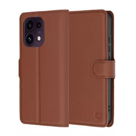 Techsuit - Leather Folio - Oppo Reno16 F / Reno16 FS - Brown