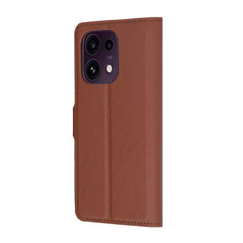 Techsuit - Leather Folio - Oppo Reno16 F / Reno16 FS - Brown