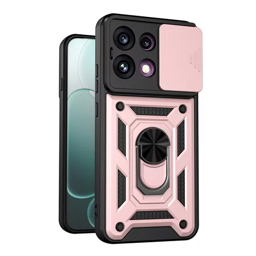 Techsuit - CamShield ütésálló tok - Oppo Reno16 F / Reno16 FS - Rose Gold