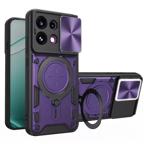 Techsuit - CamGuard Pro - Oppo Reno16 F / Reno16 FS - Purple