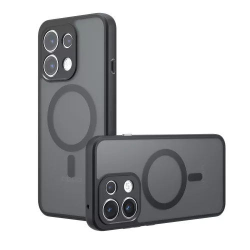 Techsuit - PureFrost MagSafe - Oppo Reno16 F / Reno16 FS - Matt Fekete