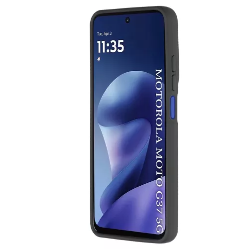 Techsuit - Glinth gyűrűs tok - Motorola Moto G37 / G47 - Fekete