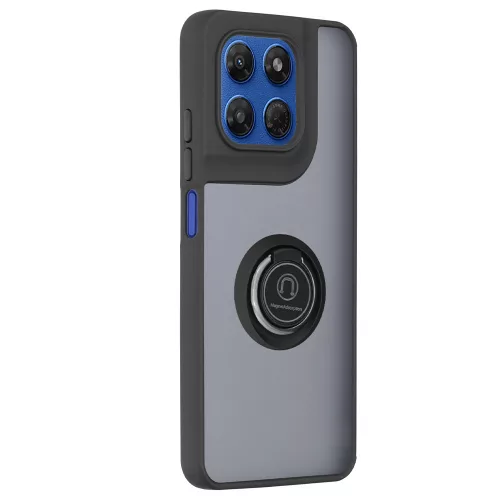 Techsuit - Glinth gyűrűs tok - Motorola Moto G37 / G47 - Fekete