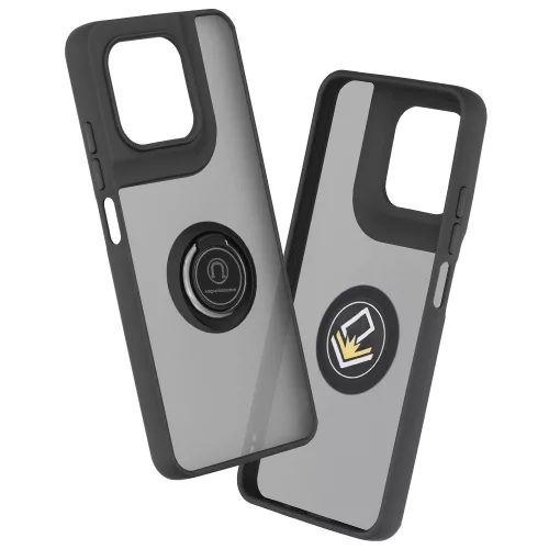 Techsuit - Glinth gyűrűs tok - Motorola Moto G37 / G47 - Fekete