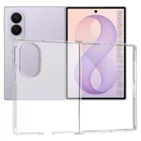   Techsuit - Clear Silicone tok - Samsung Galaxy Z Fold8 - Átlátszó