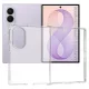 Techsuit - Clear Silicone tok - Samsung Galaxy Z Fold8 - Átlátszó