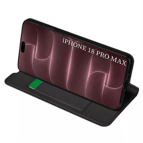Techsuit - Magskin Book - iPhone 18 Pro Max / iPhone 17 Pro Max - Black