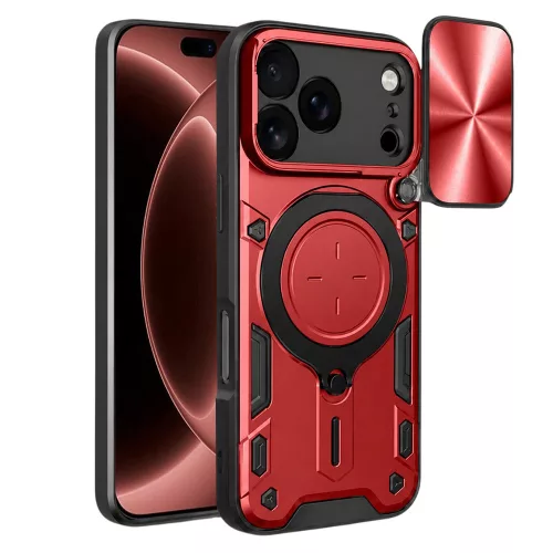 Techsuit - CamGuard Pro - iPhone 18 Pro Max / iPhone 17 Pro Max - Red