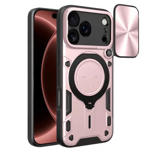 Techsuit - CamGuard Pro - iPhone 18 Pro Max / iPhone 17 Pro Max - Rose Gold