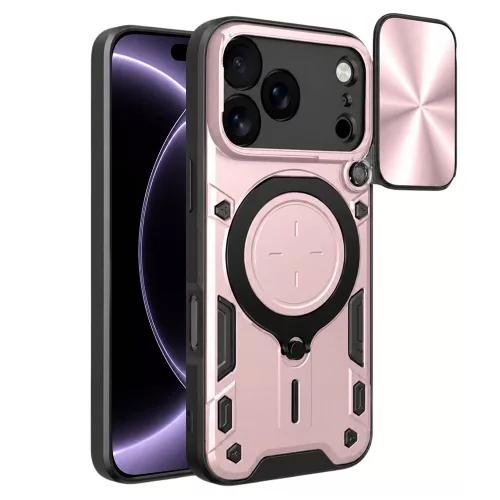Techsuit - CamGuard Pro - iPhone 18 Pro / iPhone 17 Pro - Rose Gold