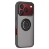 Techsuit - Glinth gyűrűs tok - iPhone 18 Pro Max / iPhone 17 Pro Max - Fekete